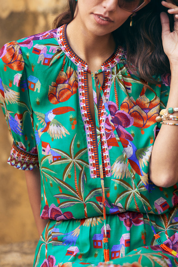 Beaded Tassel Top