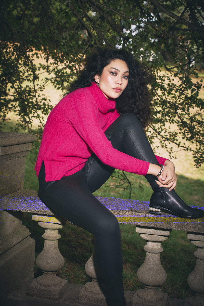 Bengajean® Skinny Leg Coated - Black