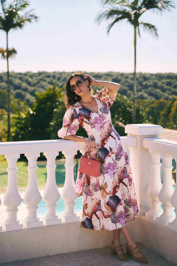 Special Occasion Dress – Impasto Floral Print