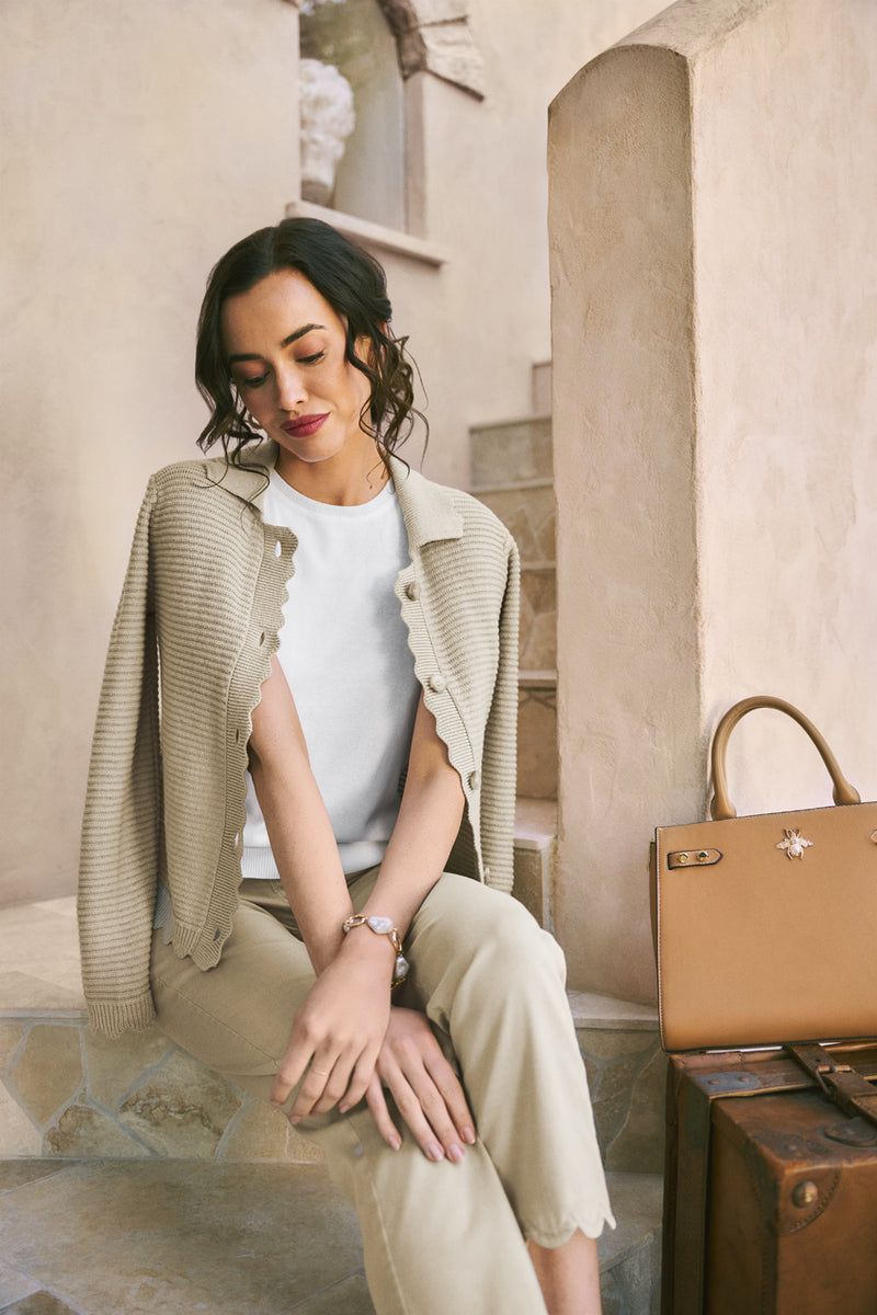 Bengajean® Scallop Detail – Stone