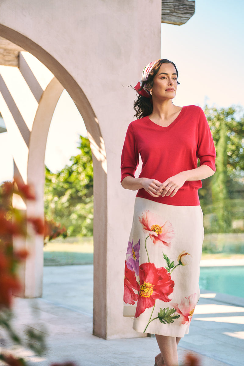 Half Sleeve Wool Knit – Poppy