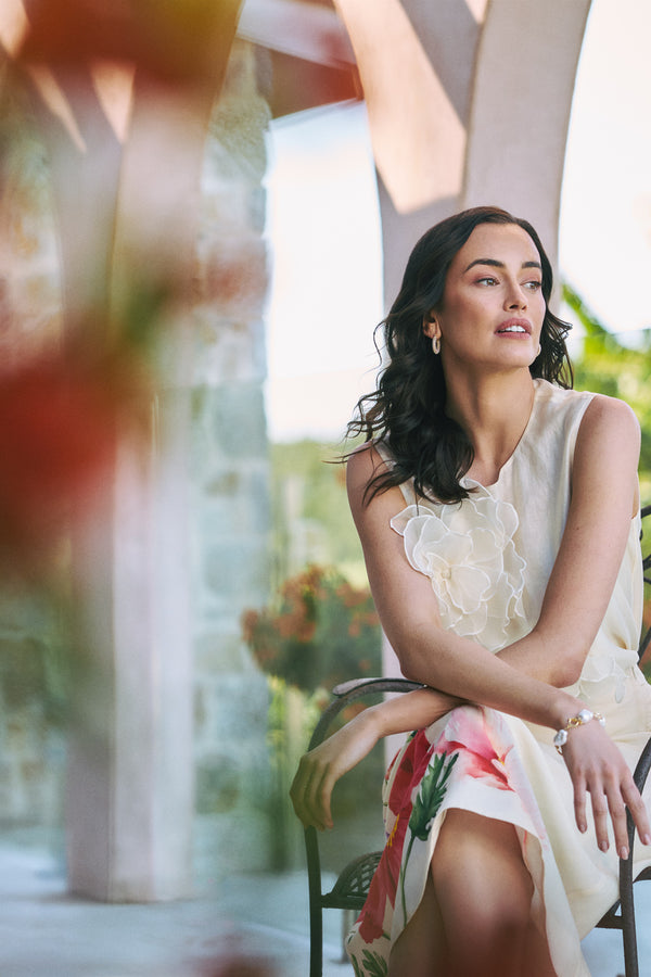 Floral Appliqué – Cream