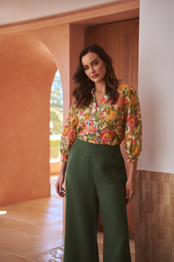 Printed Shirt - Tropical Print