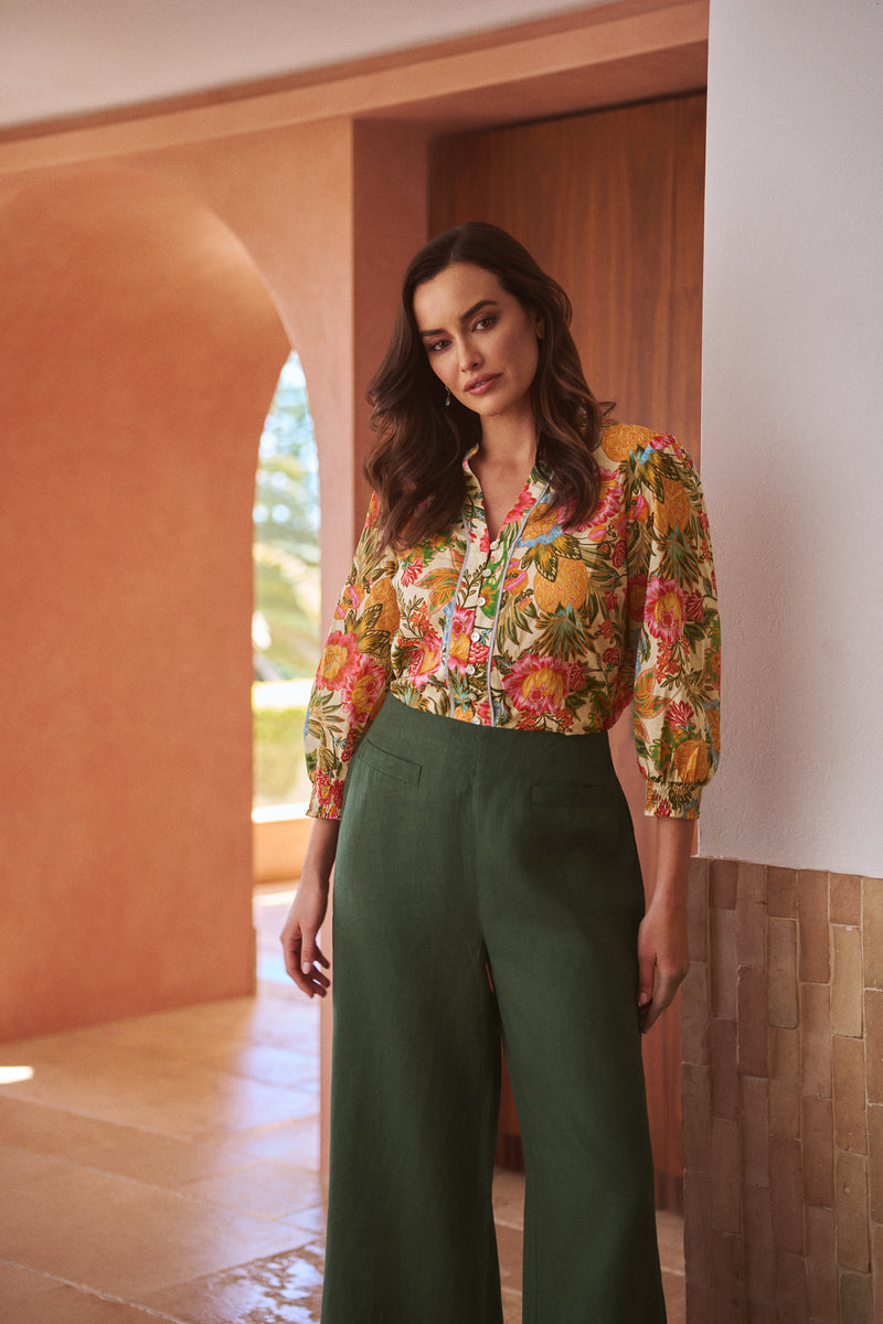 Printed Shirt - Tropical Print