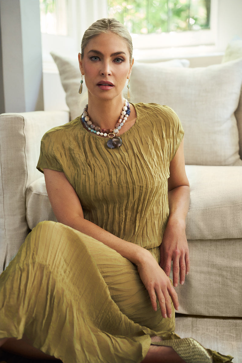 Crushed Shell Top - Bronze