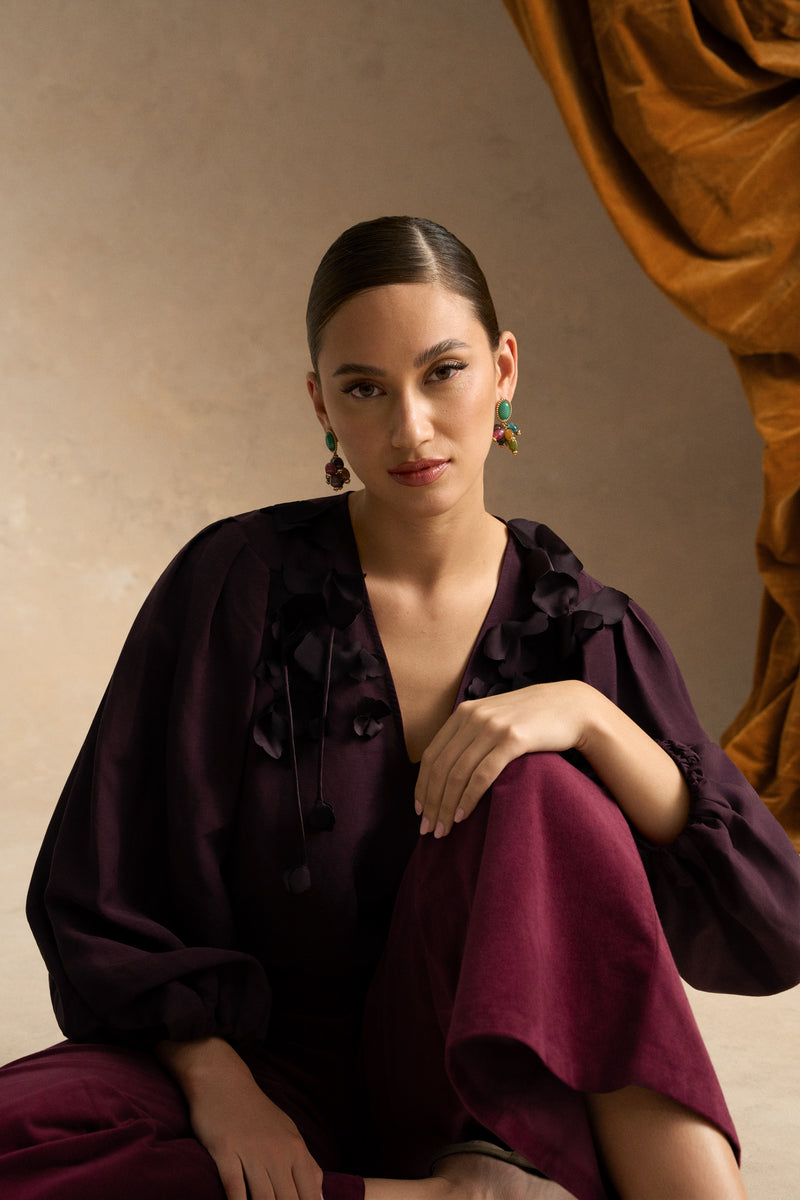 Coloured Jumbled Earring - Multicolour