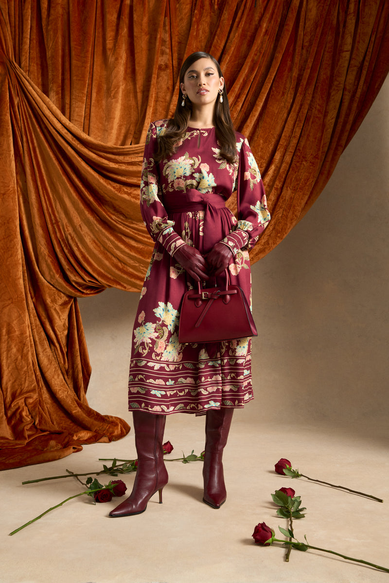 Rococo Shift Dress - Baroque Print