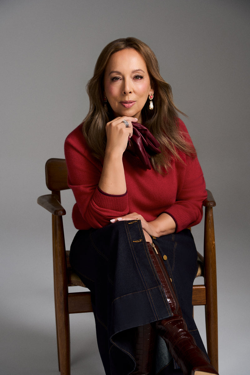 Merino Wool Jumper - Crimson