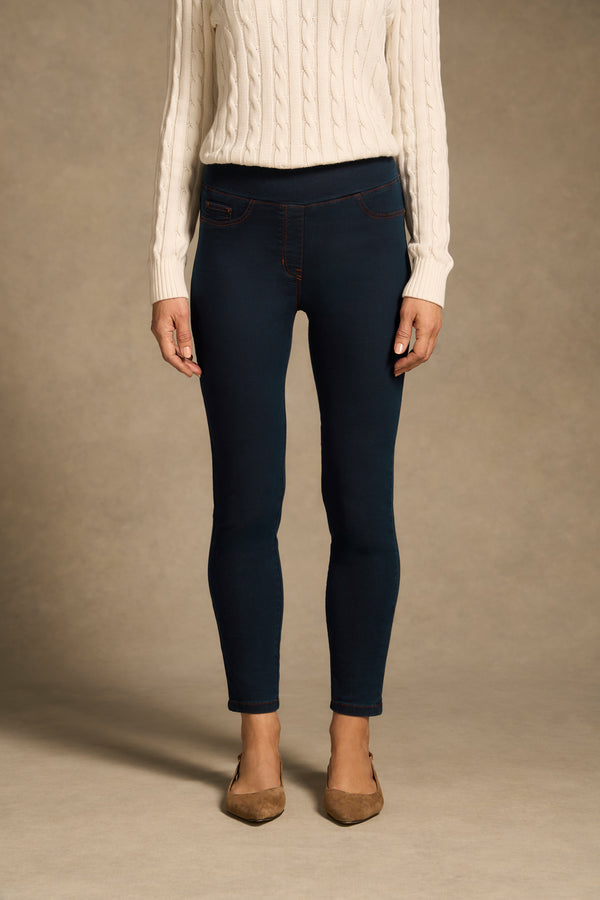 Bengajean® Good Earth Cotton® 7/8 Skinny Leg - Clean Denim Blue