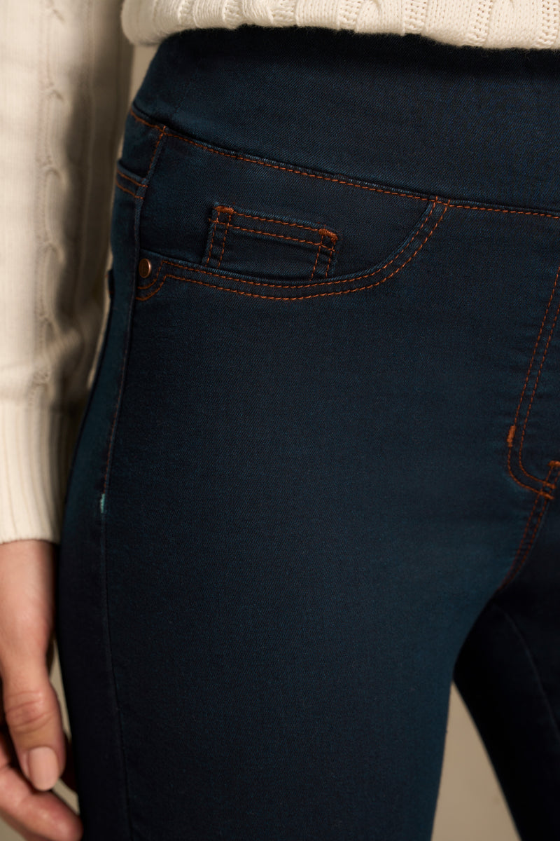 Bengajean® Good Earth Cotton® 7/8 Skinny Leg - Clean Denim Blue