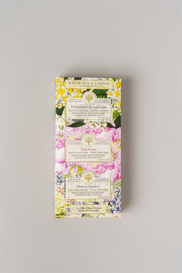 Wavertree Garden Trio of Soaps