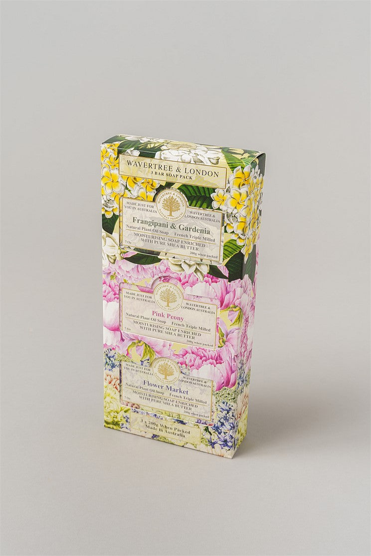 Wavertree Garden Trio of Soaps