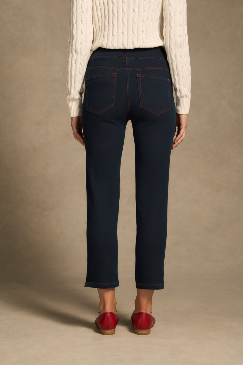 Bengajean® Good Earth Cotton® ¾ Slim Leg - Clean Denim Blue