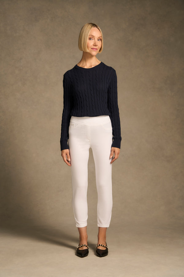 Bengajean® 3/4 Slim Leg - White