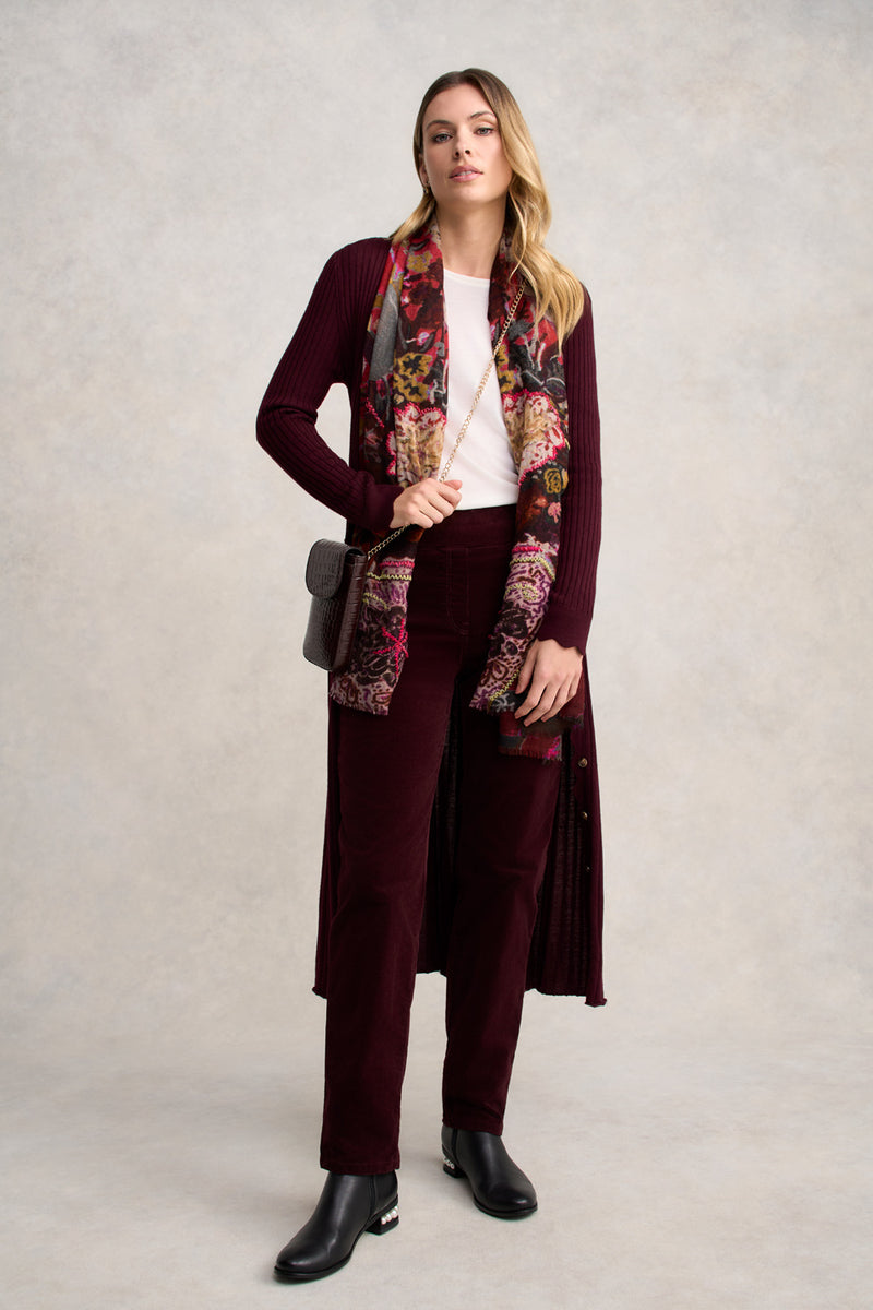 Bengajean® Cord Straight Leg - Burgundy