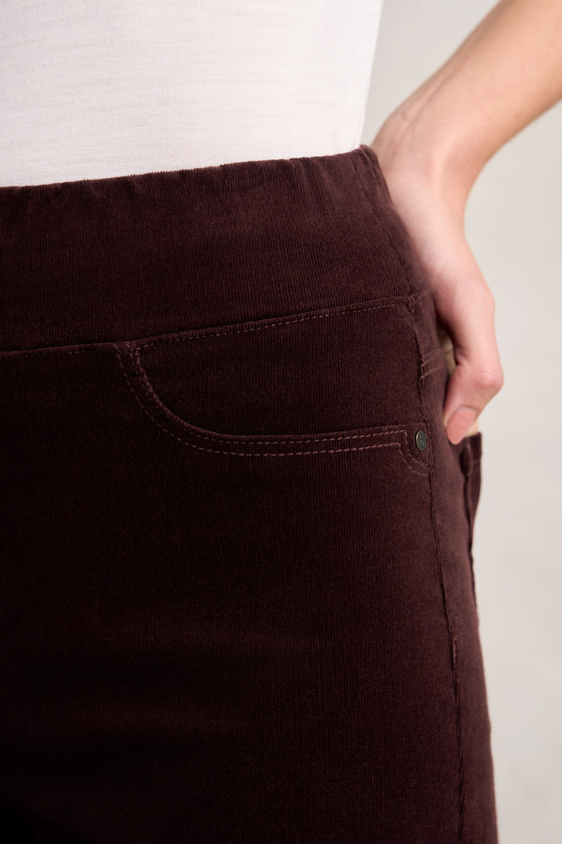 Bengajean® Cord Straight Leg - Burgundy