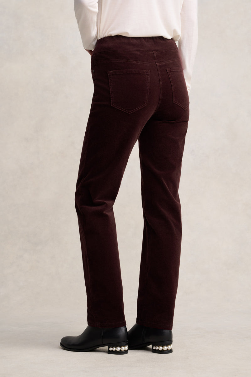 Bengajean® Cord Straight Leg - Burgundy