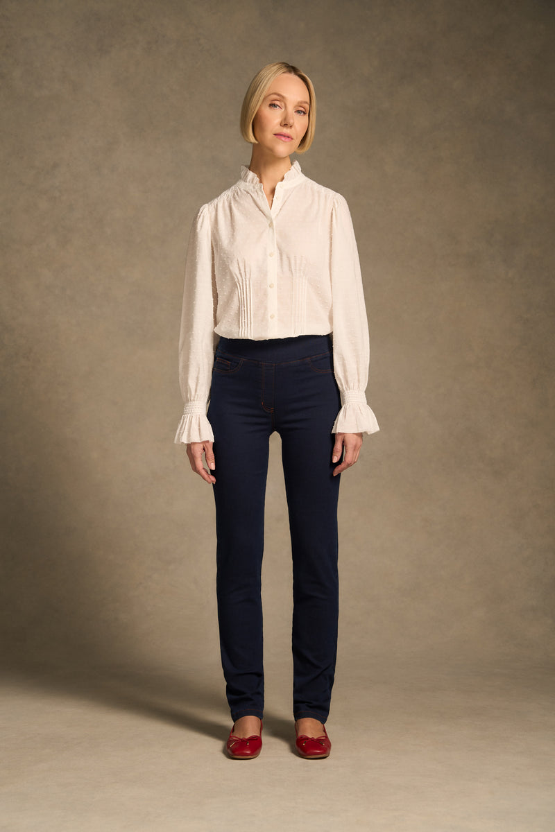 Bengajean® Good Earth Cotton® Straight Leg - Clean Denim Blue