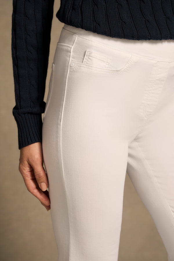 Bengajean® Full Length Straight Leg - White