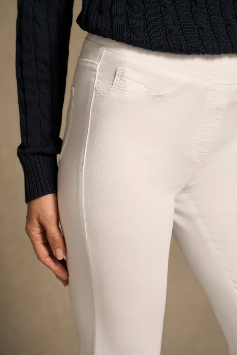 Bengajean® Full Length Straight Leg - White