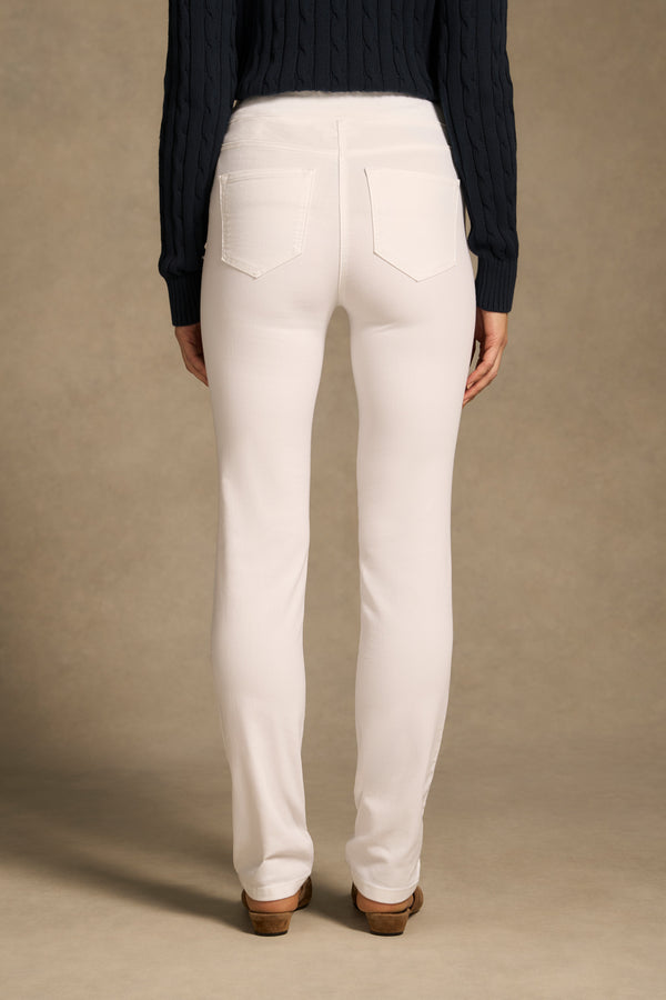 Bengajean® Full Length Straight Leg - White