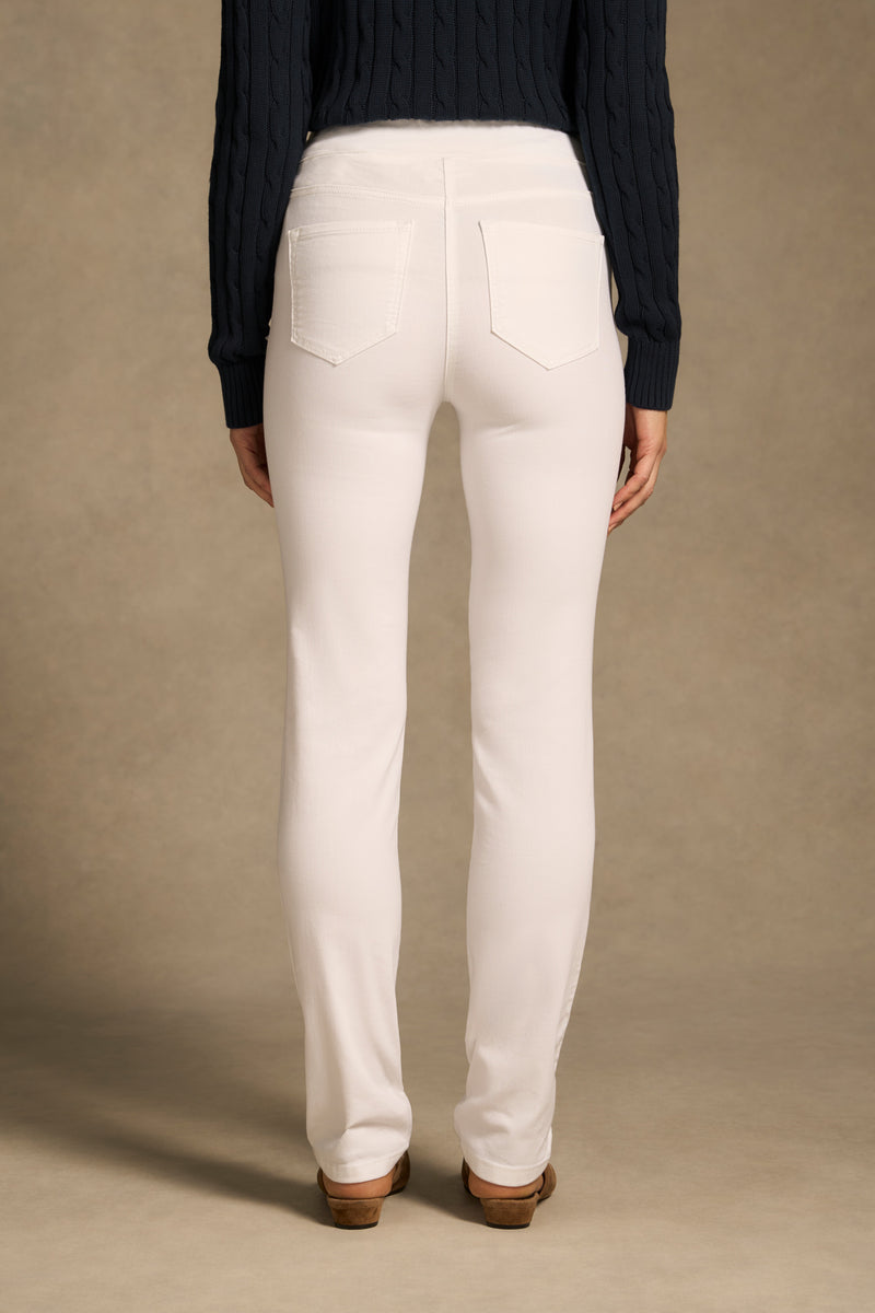 Bengajean® Full Length Straight Leg - White