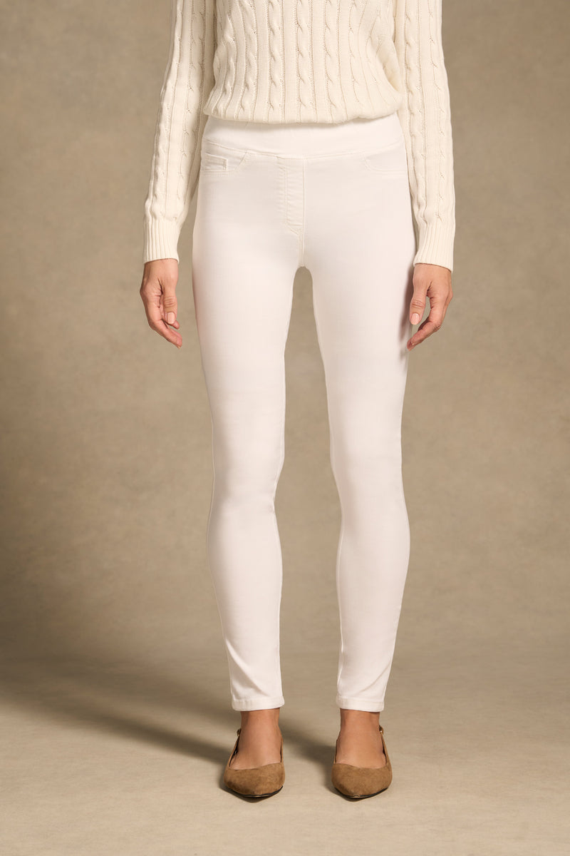 Bengajean® Full Length Skinny Leg - White