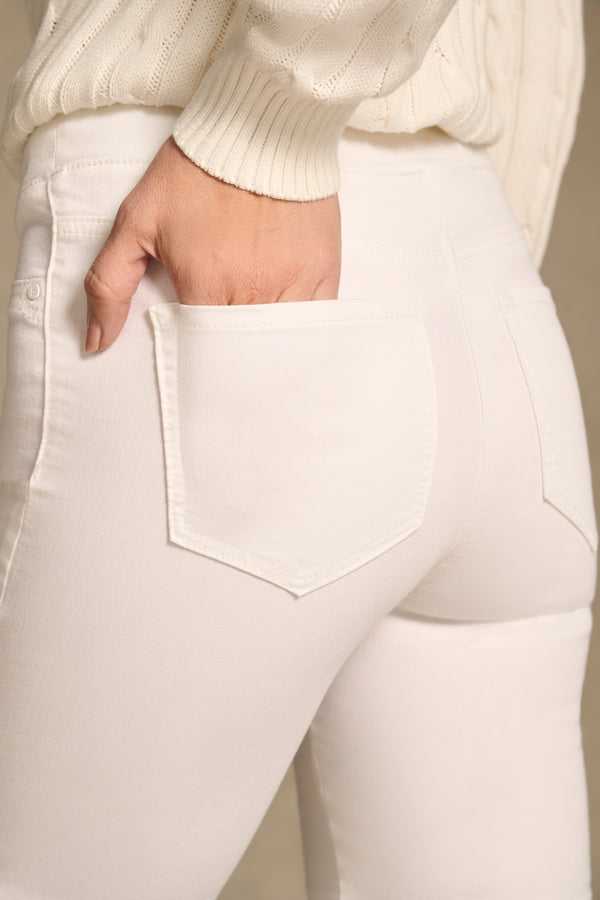 Bengajean® Full Length Skinny Leg - White