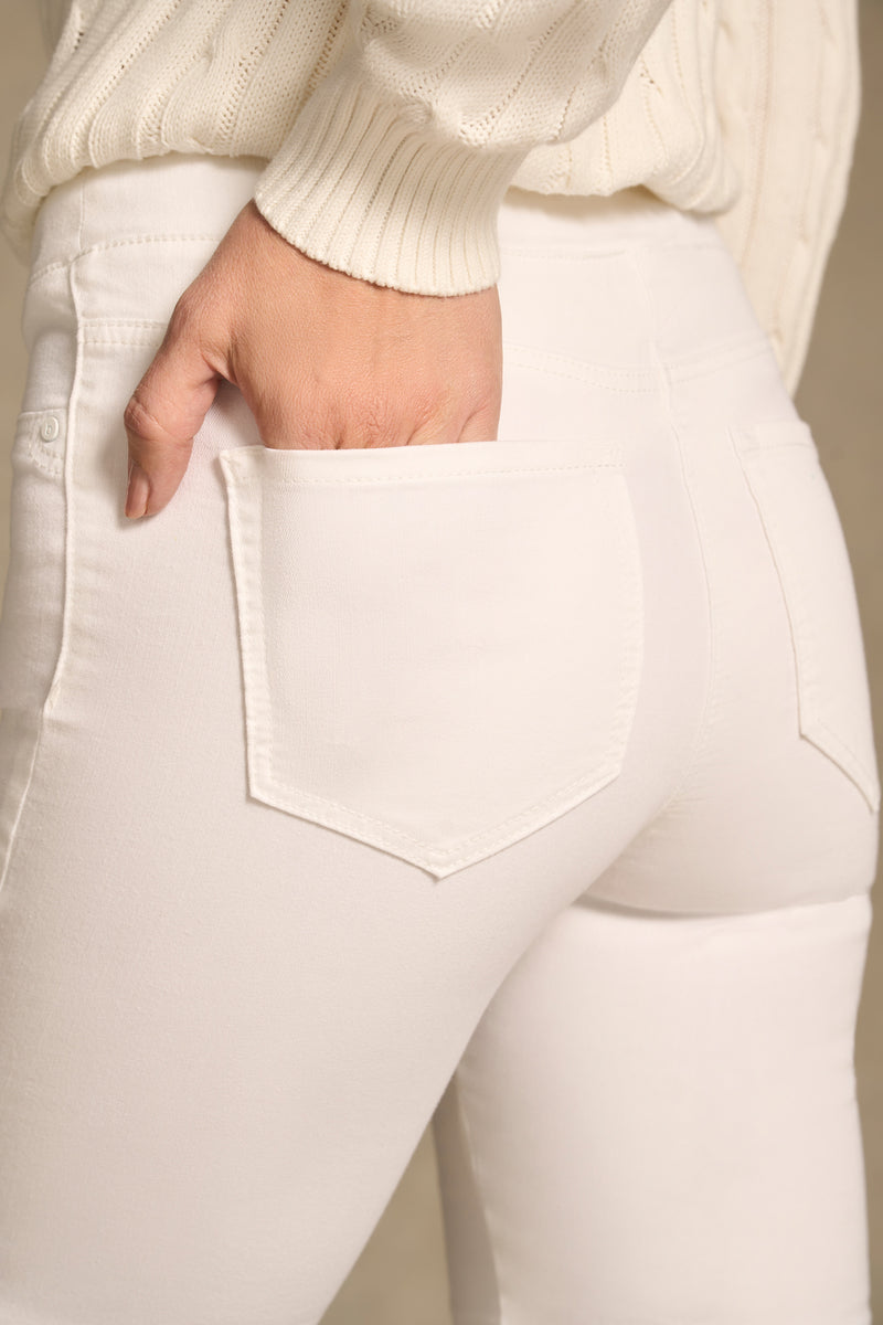 Bengajean® Full Length Skinny Leg - White