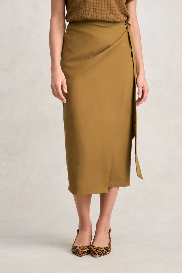 Wrap Skirt - Tobacco