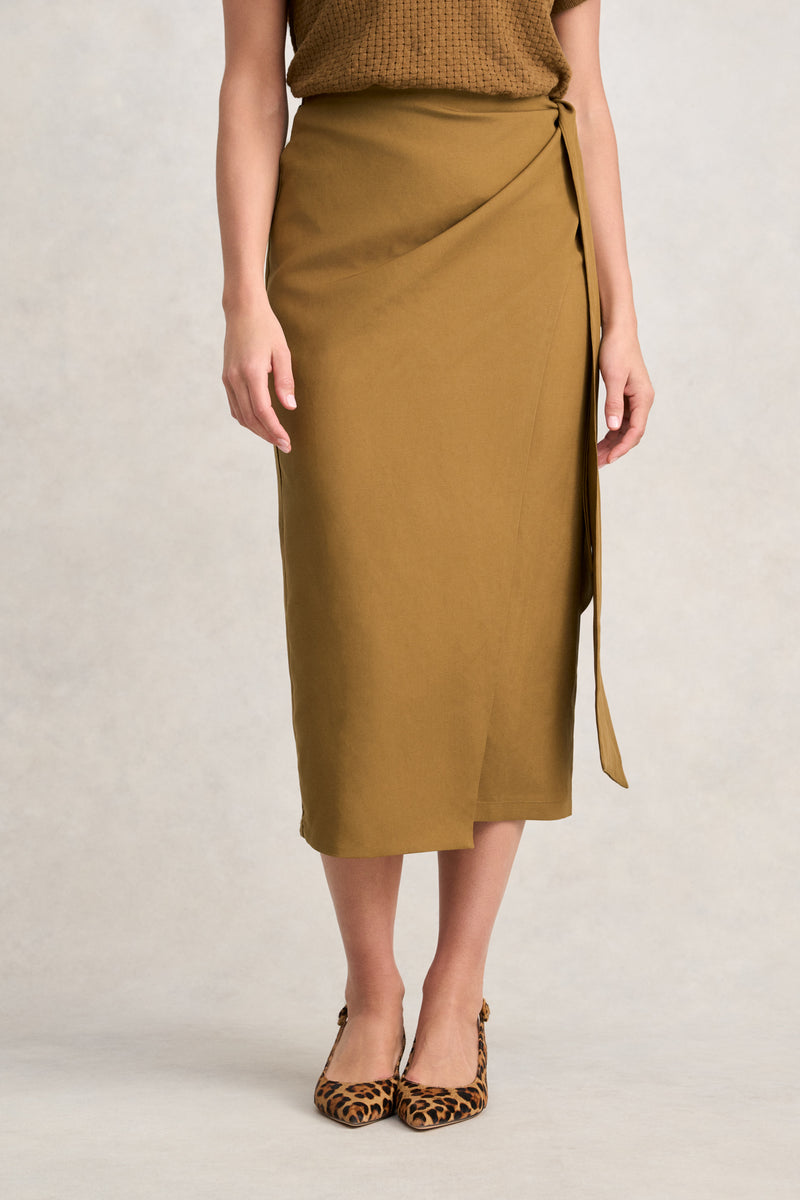 Wrap Skirt - Tobacco