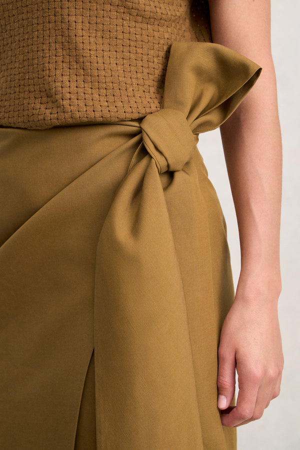 Wrap Skirt - Tobacco