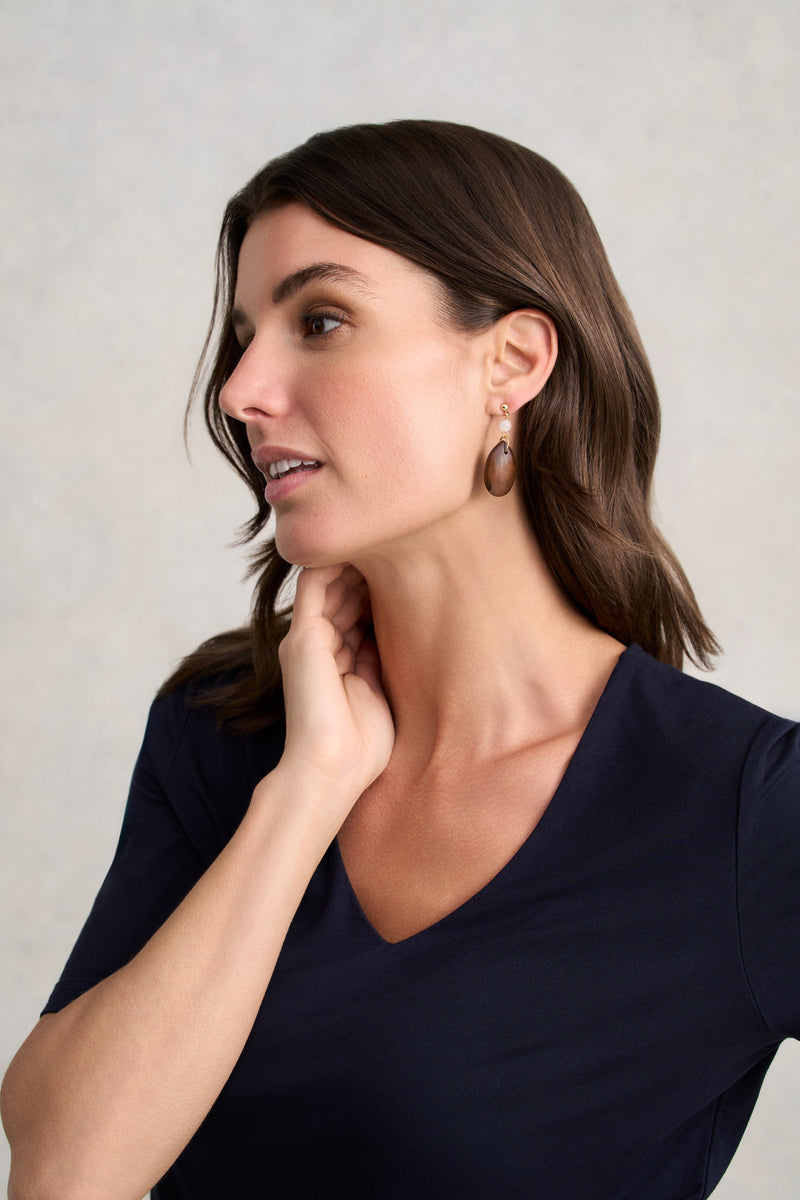 Mixed Bead Earrings - Multicolour