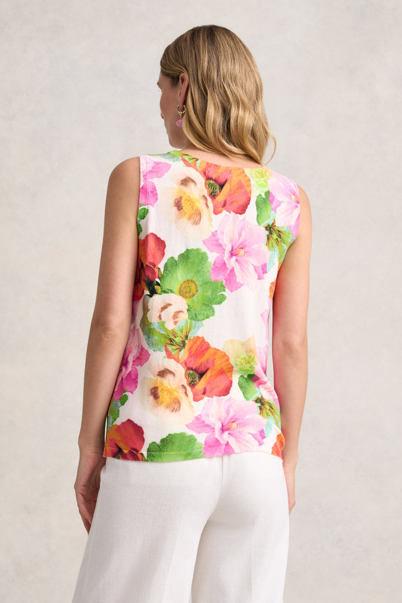 KNIT LAYERING TANK - MULTI FLORAL