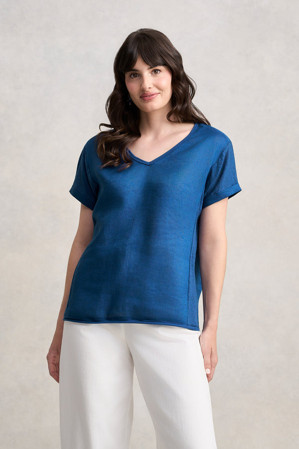French Linen Gauze T-Shirt - Thenards