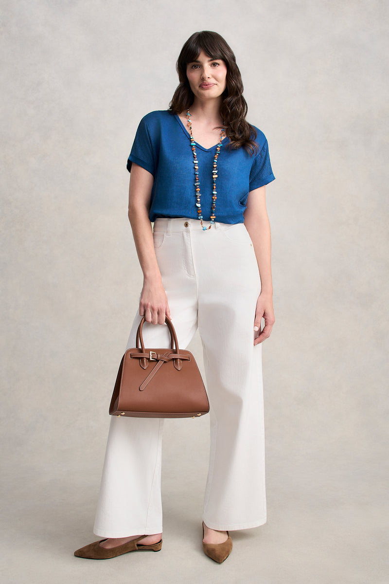 French Linen Gauze T-Shirt - Thenards