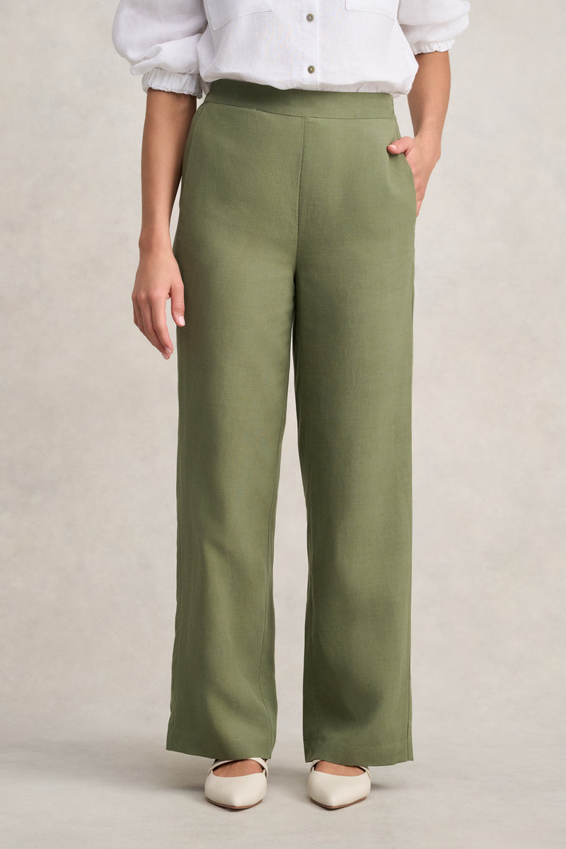 High Waisted Pant - Sage Green