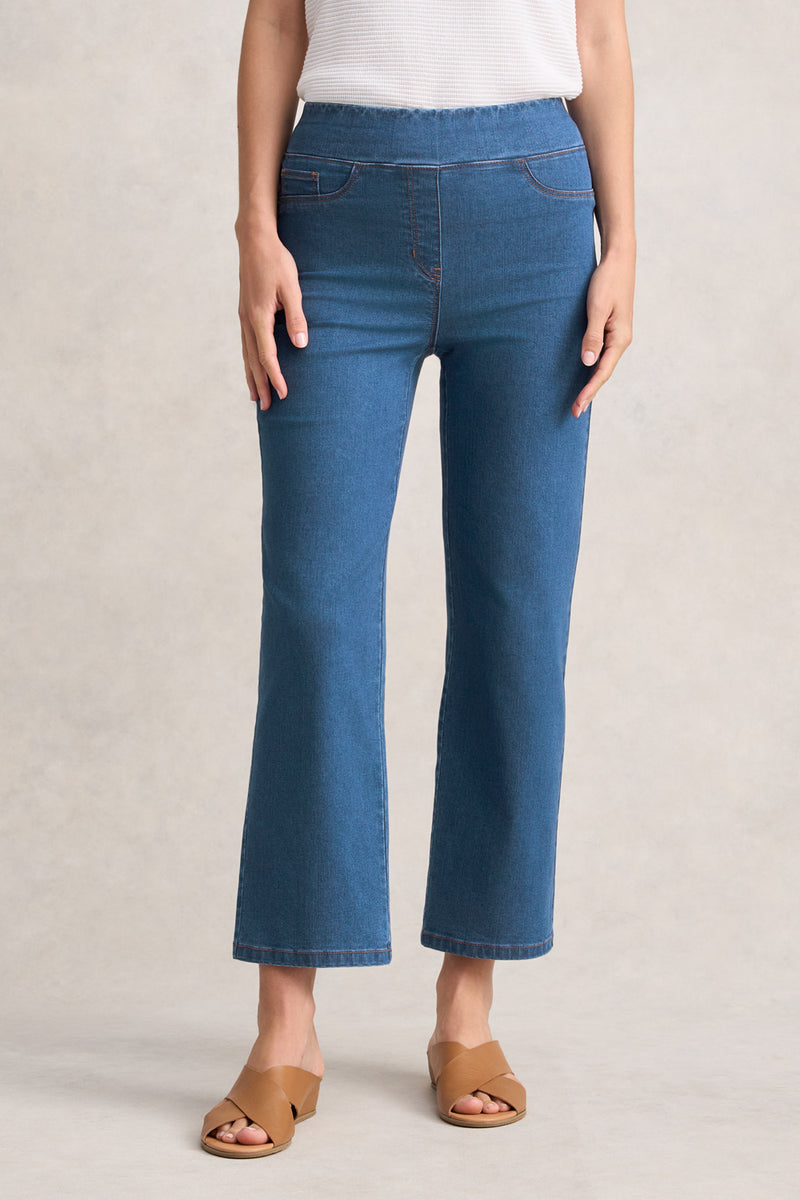 BENGAJEAN ANKLE LENGTH RELAXED - DARK DENIM