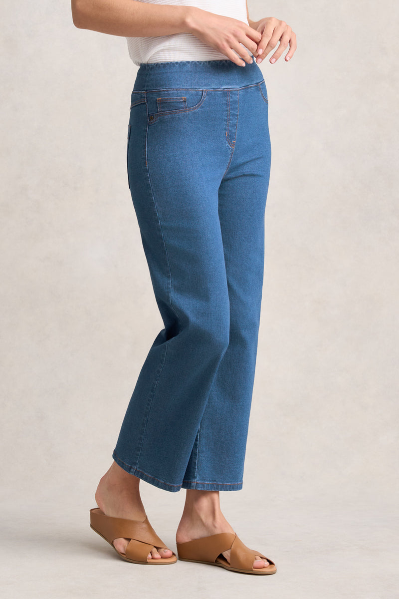 BENGAJEAN ANKLE LENGTH RELAXED - DARK DENIM