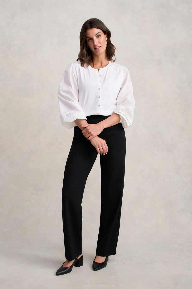 Jersey Mix Shirt - White