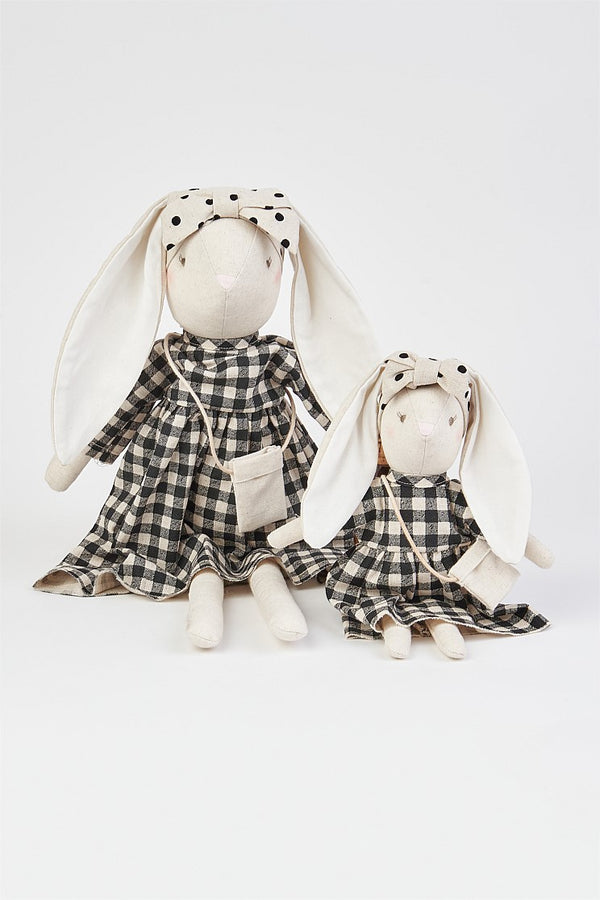 Large Gingham Bunny