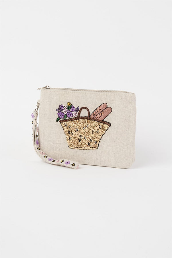 Baguette Basket Cosmetic Bag