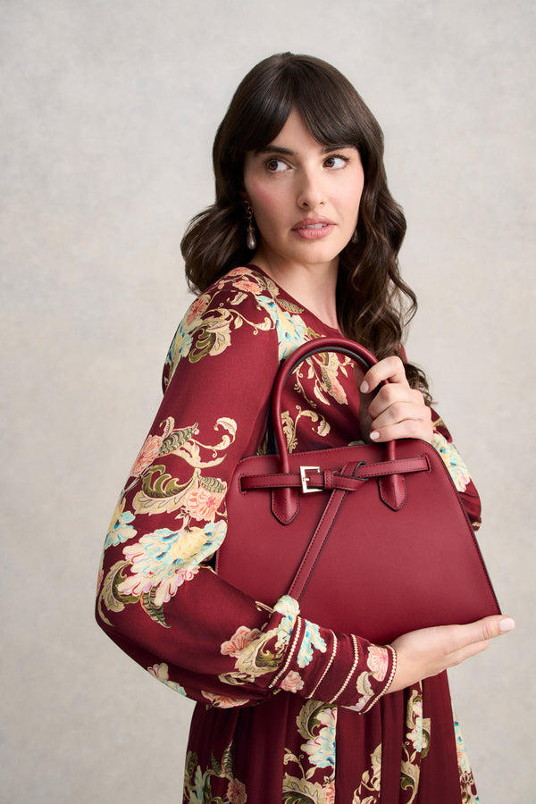 Bowler Bag - Crimson