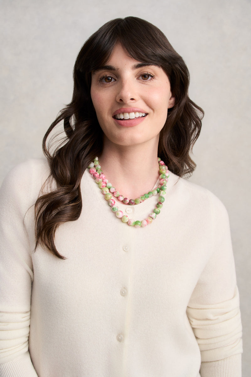 Jewelled Clasp Necklace - Multicolour