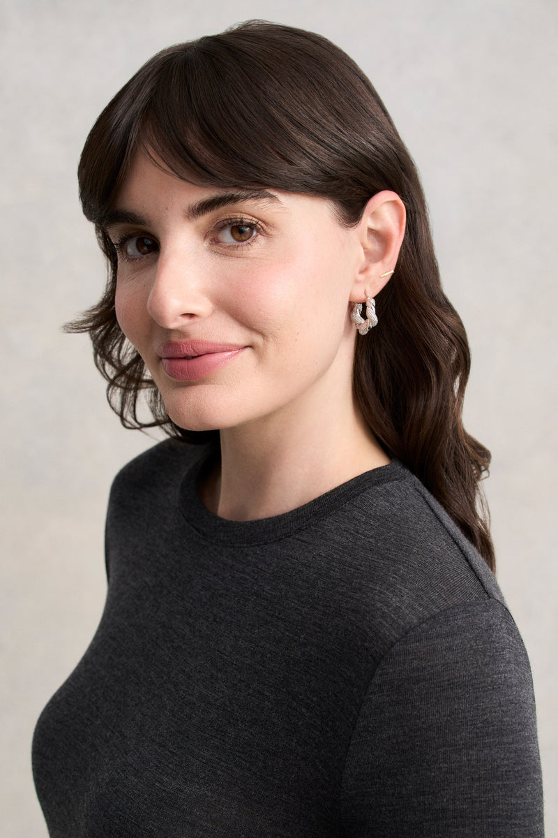 Entwined Hoops - Silver