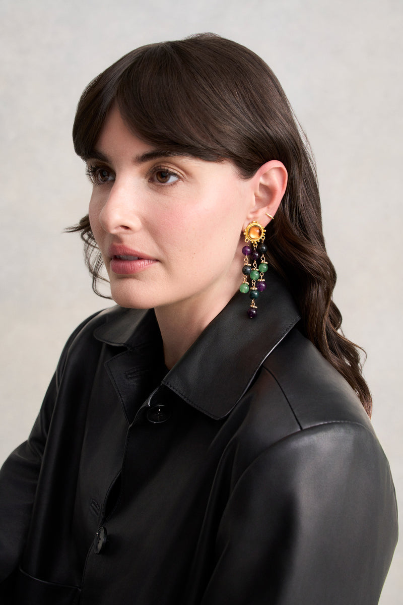 Chandelier Earrings - Multicolour