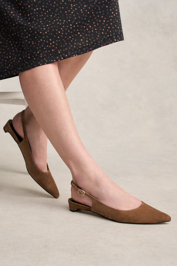 Agnes Slingback - Tobacco