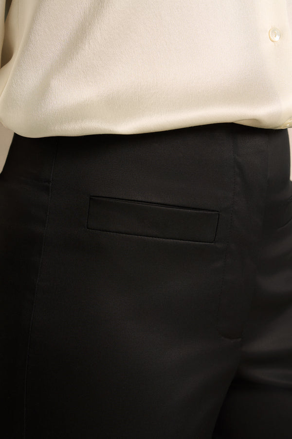 High Waisted Bootleg Pant - Black