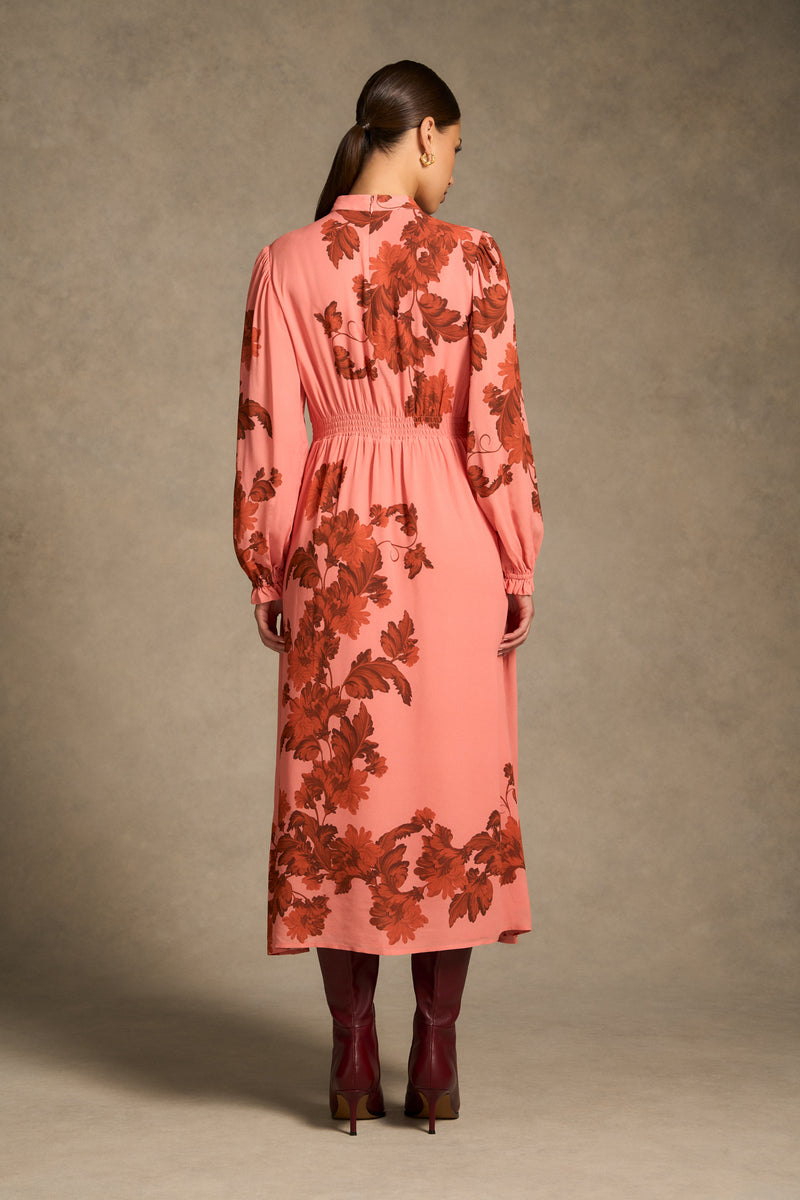 Ruffle Detail Dress - Sienna Floral Print