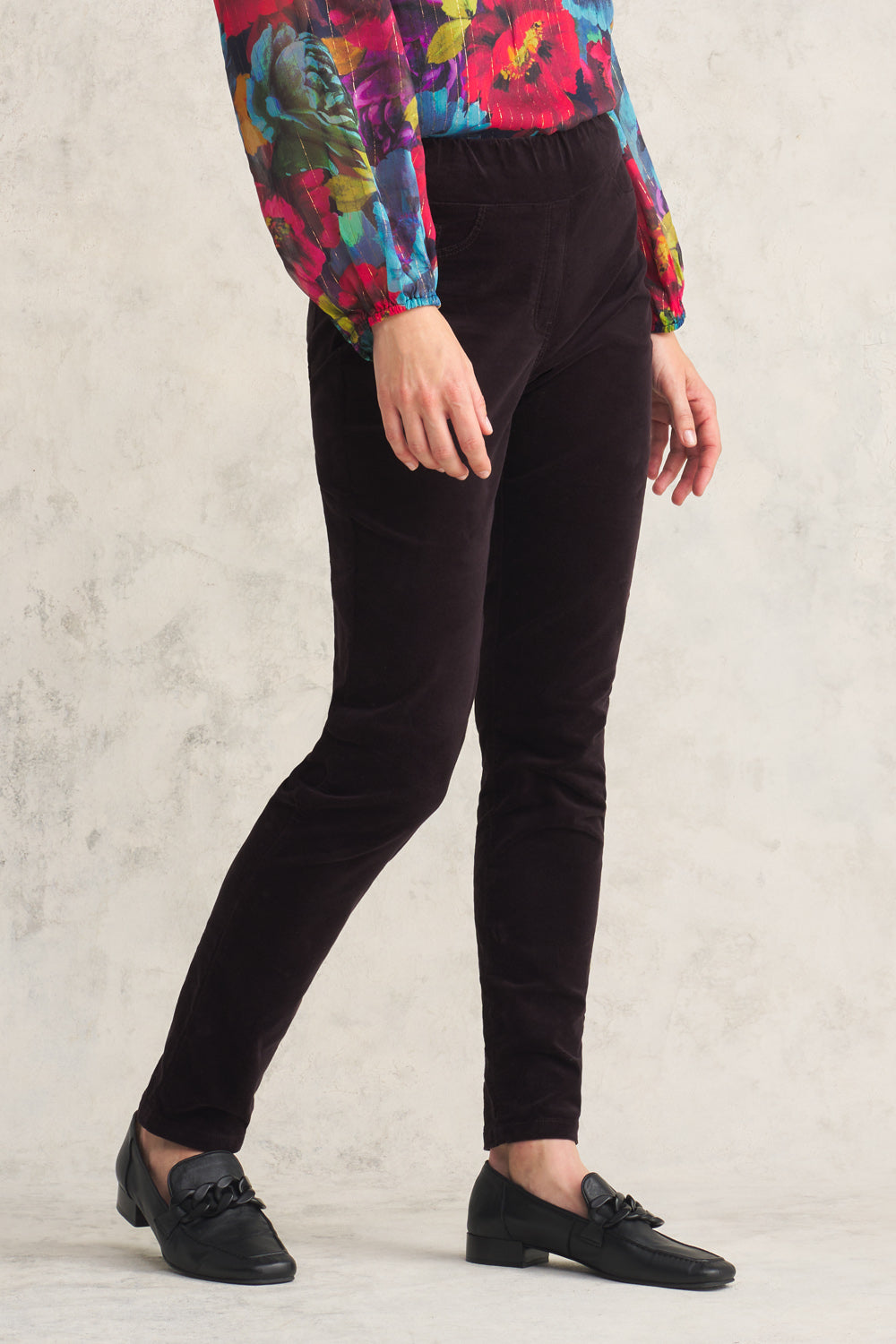 Buy Black Velvet Skinny Jeans from Next Luxembourg